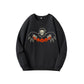 Halloween Skeleton Pumpkin Print Men's Sweatshirt