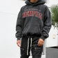 Memphis Letter Print Men's Fleece Hoodie 320g