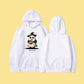 Halloween Spooky Ghost Men's Fleeced Hoodie