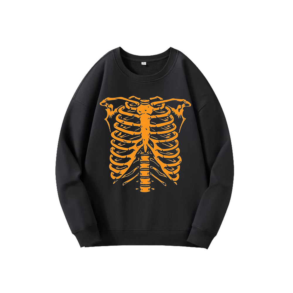 Halloween Skeleton Bones Men's Sweatshirt