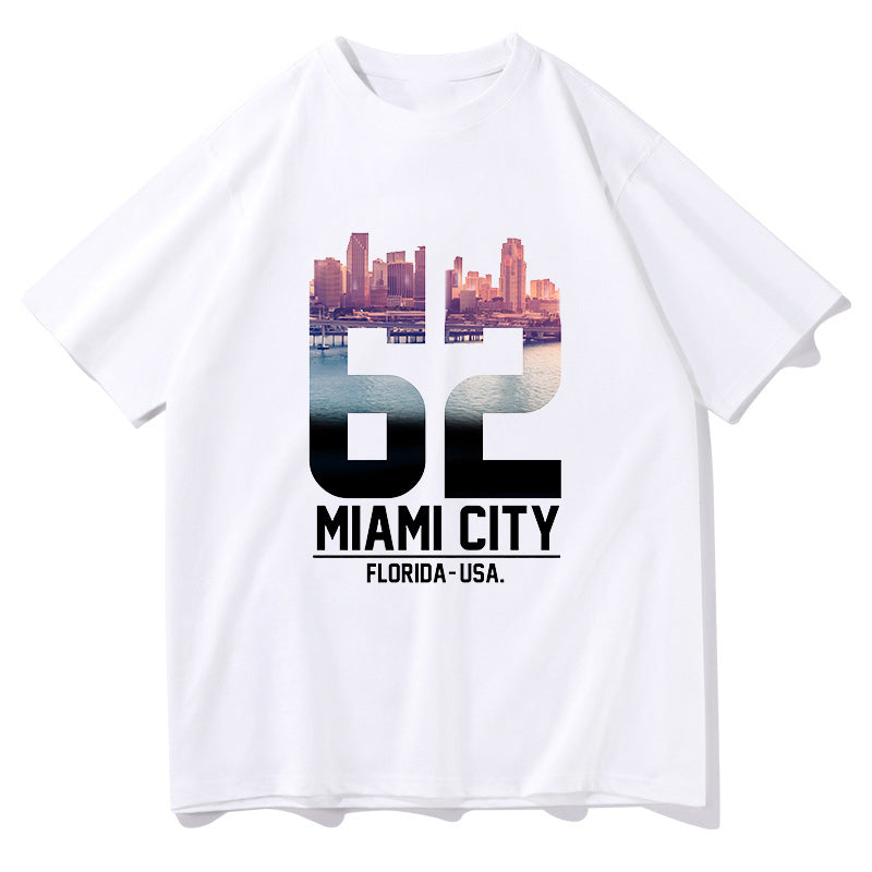 Miami Cityscape Vintage 1962 Men's T-shirt