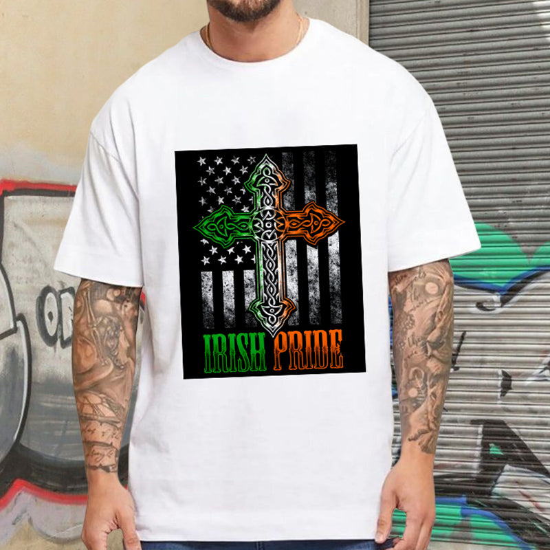 Irish Roots American Pride T-Shirt