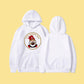 SF Football Lover Men's White Fleeced Hoodie