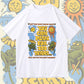 Sun and Frog Funny Print Men's Short Sleeve Tee