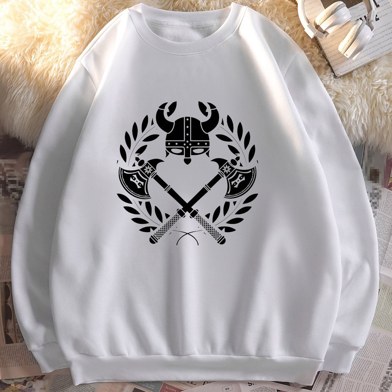 Viking Glory Print Men's Sweatshirt