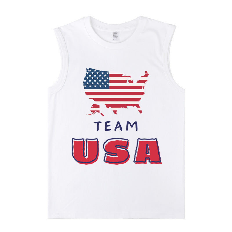 Team USA Men's Cotton Tank Top-C