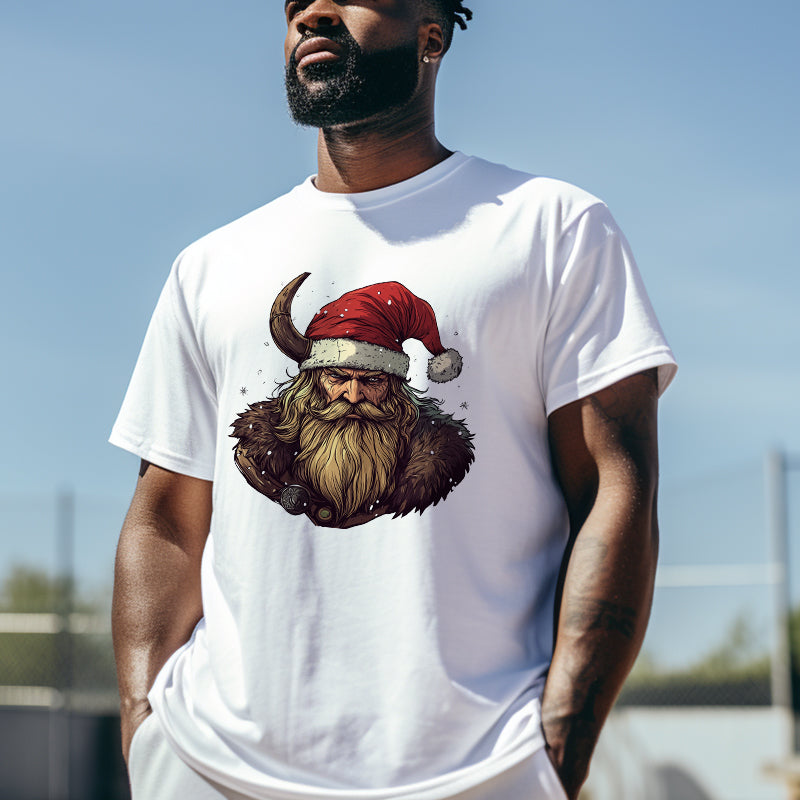 Xmas Viking Warrior Men's Short Sleeve T-shirt