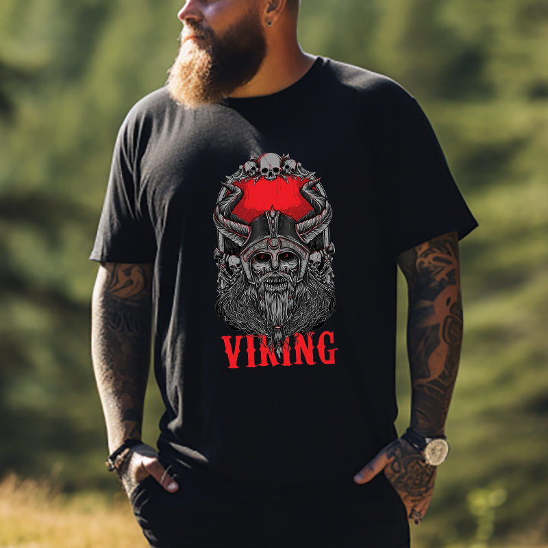 Viking Corpse Bone Zombie Men's T-shirt