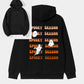 Spooky Season Vibes Men's Fleeced Hoodie