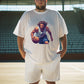 Basketball Warrior Slam Dunk Player Men's T-Shirt