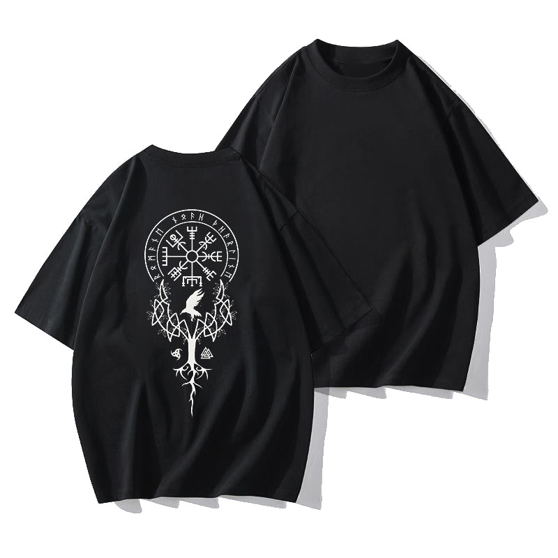 Norse Mythology Viking Runes Graphic T-shirt