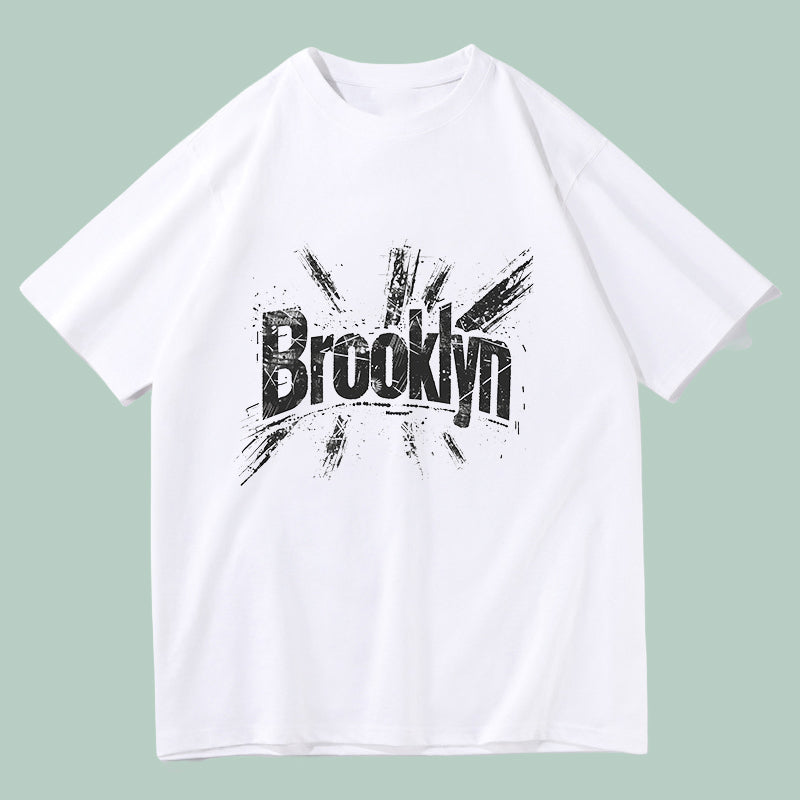 Men's Brooklyn Vintage Print Short Sleeve T-shirt