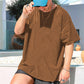 Solid Color Loose Casual Short Sleeve Men's T-Shirt