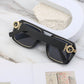 Retro Square Frame Steampunk Men's Sunglasses