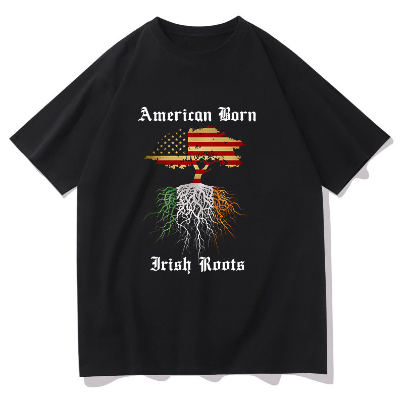 American Born Irish Roots Pride Bicultural Tee