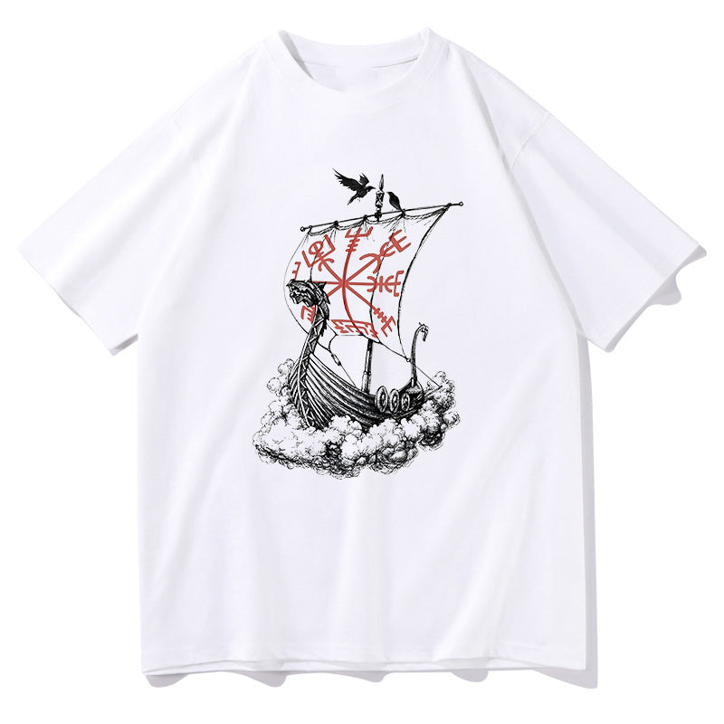 Voyage of the Vikings Viking Ship Drakkar Tee