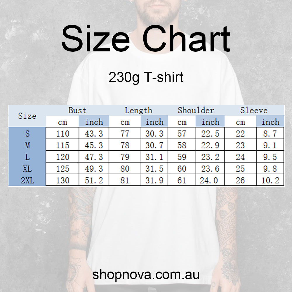 NOVAROPA™ Vintage Sign Men's Cotton T-Shirt 230g