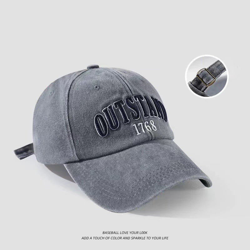 OUTSTAND Embroidered Washed Cap Hat