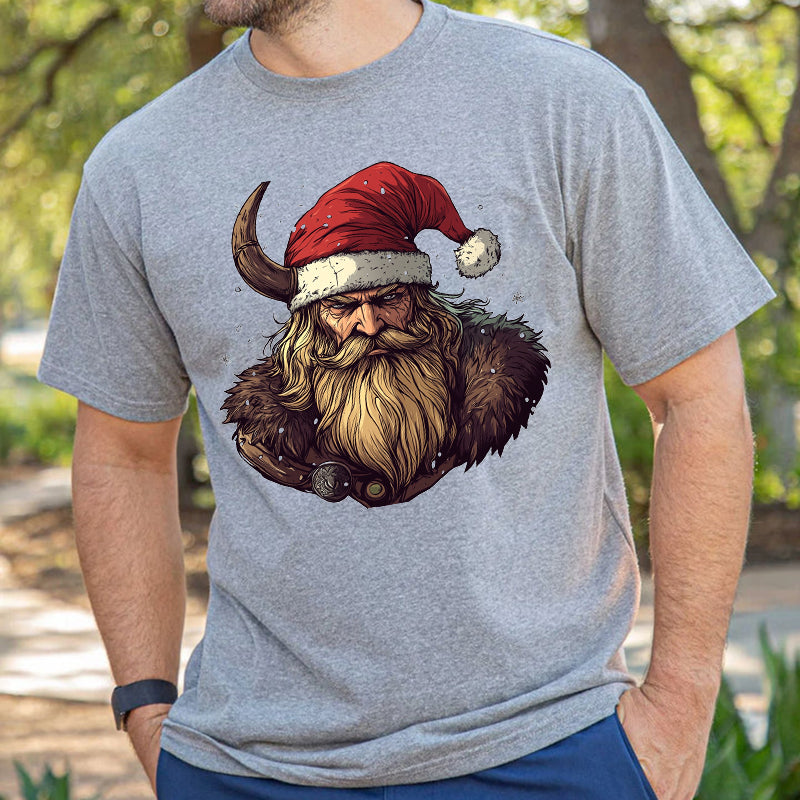 Xmas Viking Warrior Men's Short Sleeve T-shirt