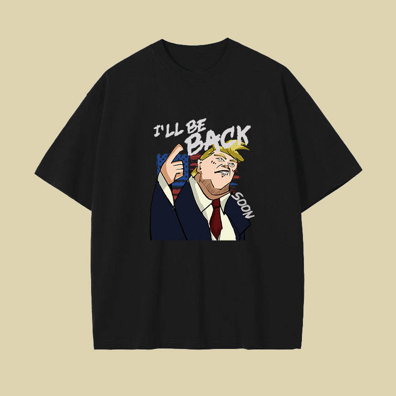 Trump Will be Back Men's Short Sleeve T-shirt