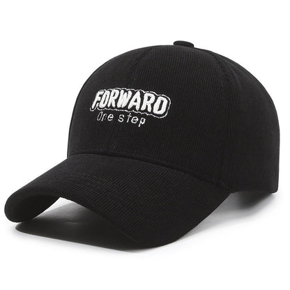 FORWARD Embroidered Corduroy Cap Hat