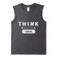 Think When It's Still Legal Men's Letter Print Tank-C