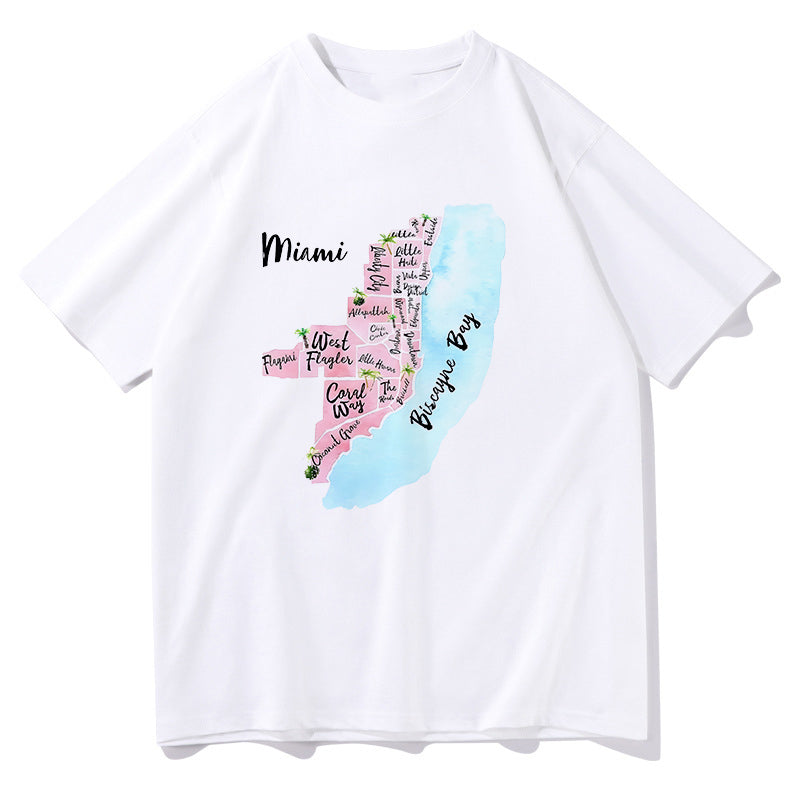 Miami's Charming Locales Discover Miami Districts Tee