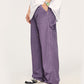 High-Density Twill Multi-Pocket Denim Straight Leg Pants