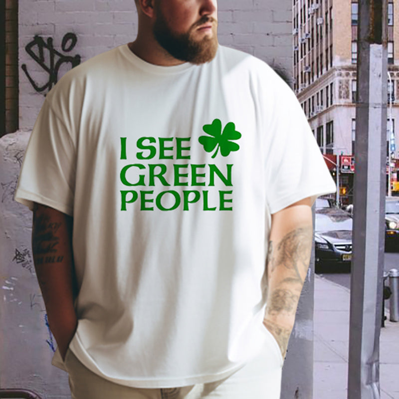 Shamrock Seer Seeing Green Irish Joke Shirt