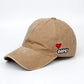 Embroidered Oops Letter Print with Heart Baseball Cap