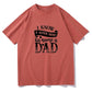 Men's Super Hero Gift For Dad Letter Print Tee