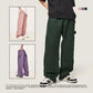 High-Density Twill Multi-Pocket Denim Straight Leg Pants