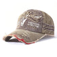 Retro Canvas Ripped Baseball Cap Hat