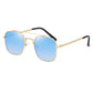 Square Trend Metal Cutout Men's Sunglasses