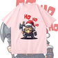 Viking HO HO HO Print Men's Xmas Print T-shirt