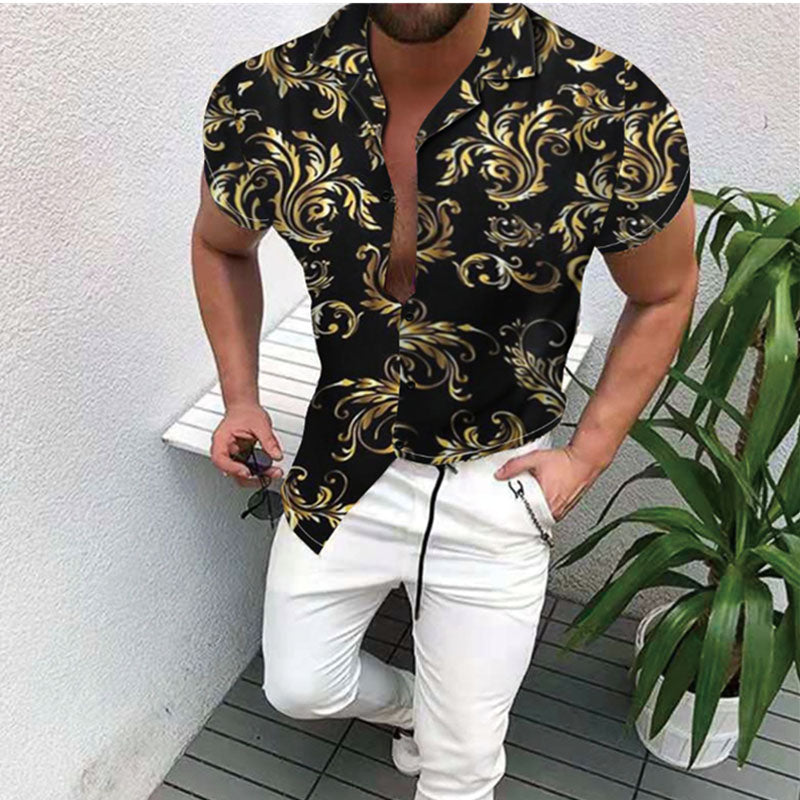 Casual Printed Vacation Shirt