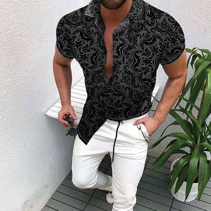 Casual Printed Vacation Shirt