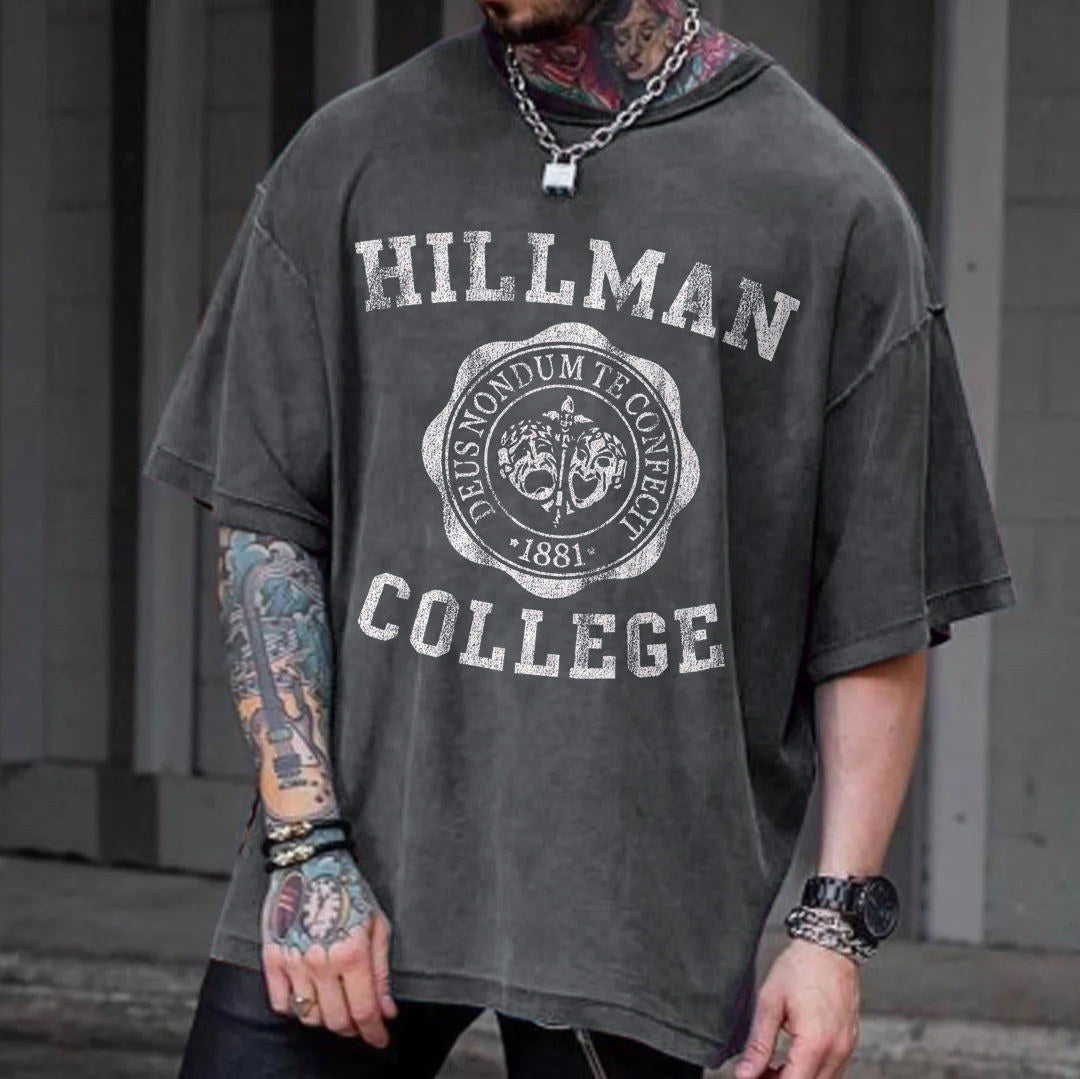 HIllman College Men's Fashion Summer T-Shirts