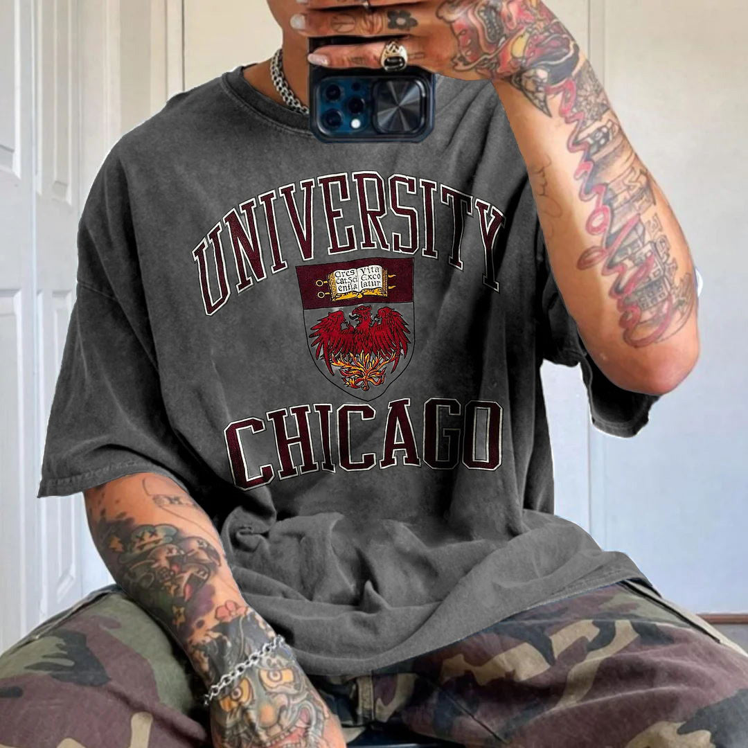 Chicago University Men's Summer T-Shirts