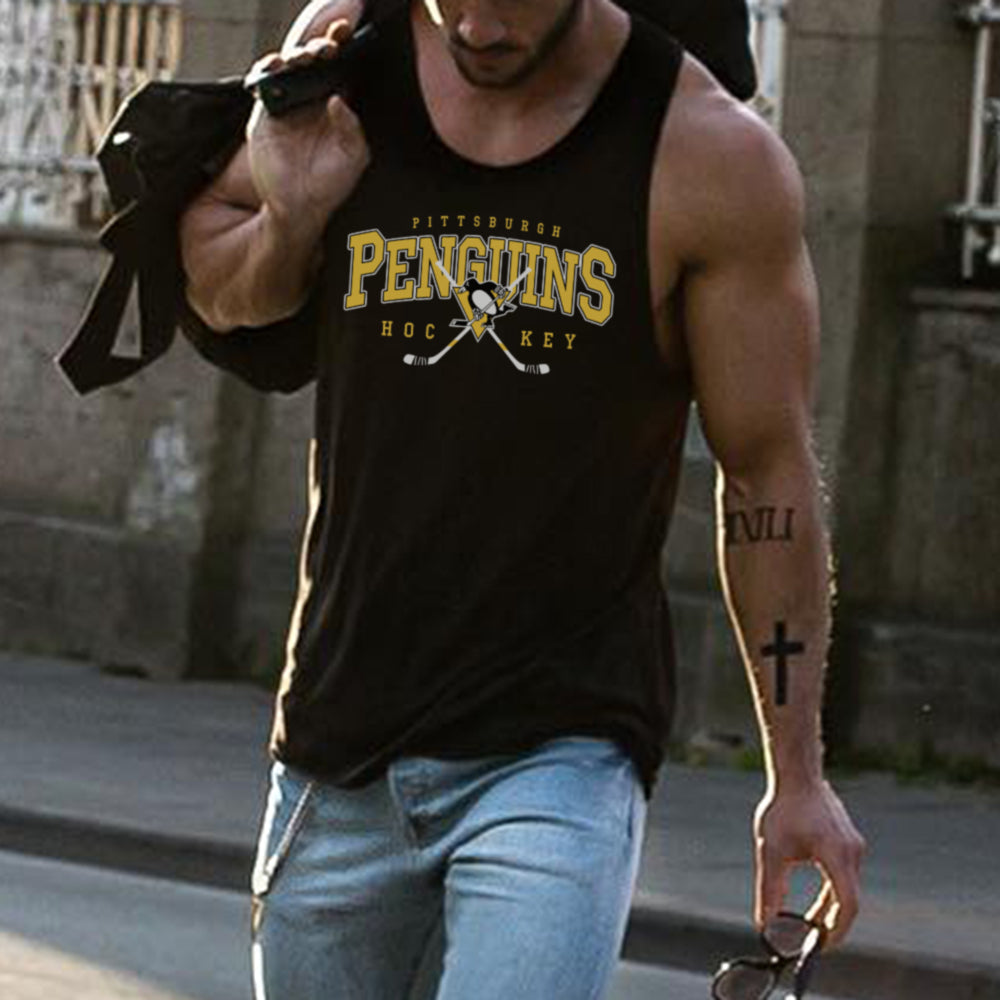 Pittsburgh Penguins Men's Streetwear Tank Tops-A