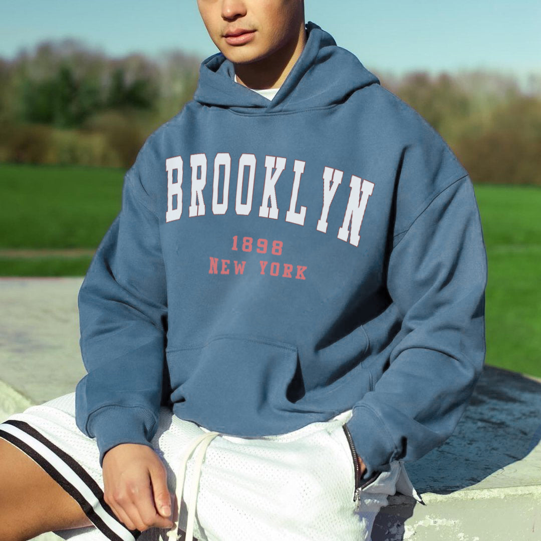 Brooklyn 1898 New York Men's Fleece Hoodie 320g