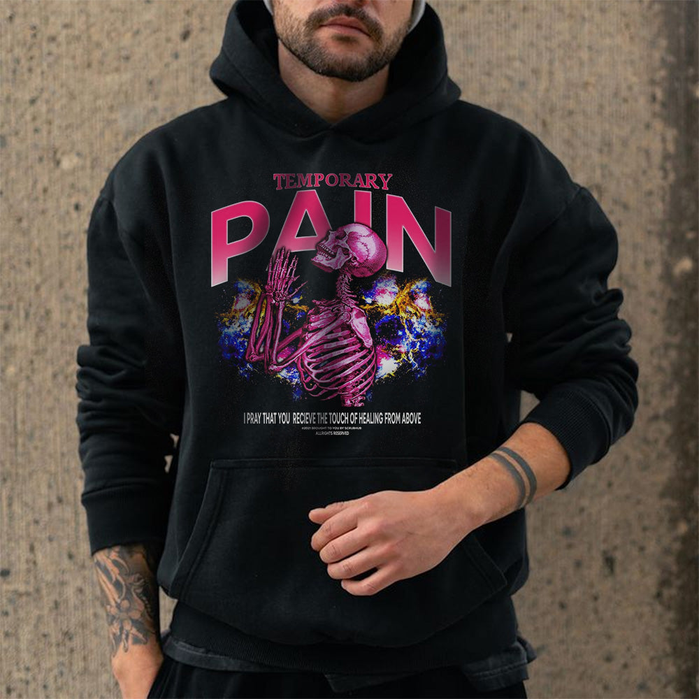 Skull Graphic Men's Casual Hoodie Sweatshirt