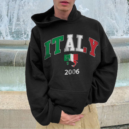 Italy 2006 World Cup Champions Men's Fashion Hoodie 320g