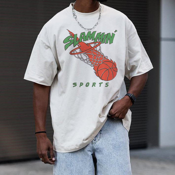 Slammin Men's Basketball Sports T-Shirts