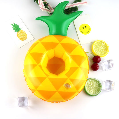 Pineapple Cup Holder Inflatable Water Coaster Floating Drink Cup Holder