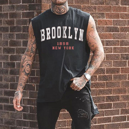 Brooklyn 1898 New York Sleeveless Shirt Men's Tank Top