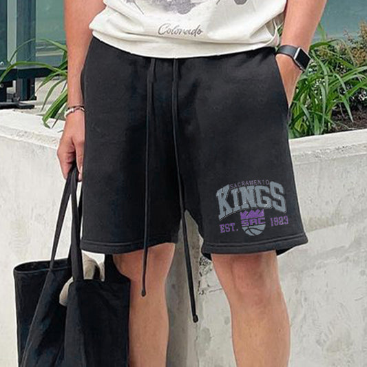 Sacramento Kings Men's Casual Drawstring Shorts