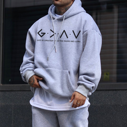 God Is Greater Than The Highs And Lows Men's Hoodies