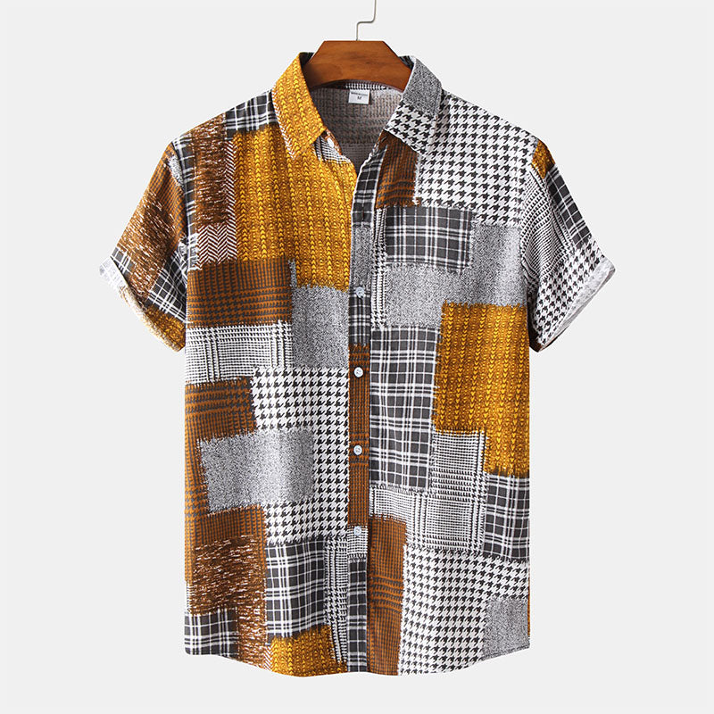 Casual Vacation Print Shirt