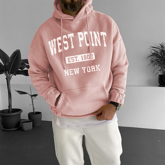 WeST Point Men's Casual Streestwear Hoodies